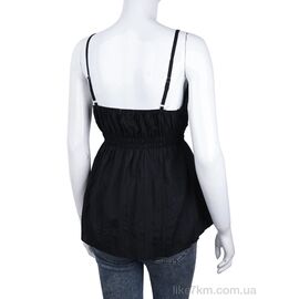Блузка Лето 506 (08881) black (3 шт. р.S-L) "Obuvok" оптом со склада 7км, изображение 2 ᐒ купить на  ❤ Like7km.com.ua