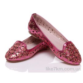 Балетки детские на девочку Лето Prime SHH-L-14262 PINK (6 пар р.32-37) "Prime-Opt" оптом со склада 7км ᐒ купить на  ❤ Like7km.com.ua