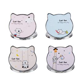 Косметическое зеркальце  "Cat fun", 8 см ᐒ купить на  ❤ Like7km.com.ua