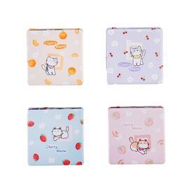 Косметическое зеркальце  "Cherry meow", 6 см ᐒ купить на  ❤ Like7km.com.ua