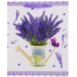 Подарочный пакет "Лавандовый натюрморт", 31*42 см ᐒ купить на  ❤ Like7km.com.ua