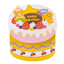 Серия открыток "Торт ко Дню Рождения", 4 вида ᐒ купить на  ❤ Like7km.com.ua