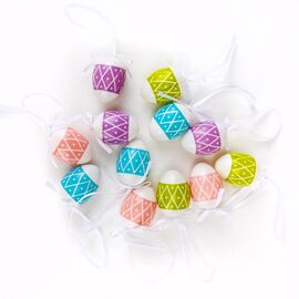 Набор мини крашенок "Easter", 12 шт. ᐒ купить на  ❤ Like7km.com.ua