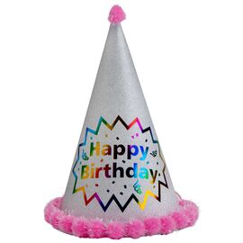 Колпак "Праздничное мерцание", розовый, 24 см ᐒ купить на  ❤ Like7km.com.ua