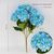 Букет гортензий, 5 бутонов, голубой, 48 см ᐒ купить на  ❤ Like7km.com.ua