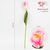 Искусственный тюльпан с эффектом живого прикосновения, кремово-розовый, 45 см ᐒ купить на  ❤ Like7km.com.ua
