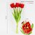 Букет латексных тюльпанов, 5 бутонов, красный, 38 см ᐒ купить на  ❤ Like7km.com.ua