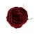 Головка розы, бордовая, 9 см, изображение 2 ᐒ купить на  ❤ Like7km.com.ua