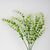 Искусственная зеленая ветвь с белыми соцветиями, 35 см, изображение 3 ᐒ купить на  ❤ Like7km.com.ua