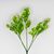 Искусственная зеленая ветвь с белыми соцветиями, 32 см, изображение 2 ᐒ купить на  ❤ Like7km.com.ua