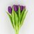 Букет латексных тюльпанов, 7 бутонов, фиолетовый, 31 см, изображение 2 ᐒ купить на  ❤ Like7km.com.ua