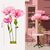 Большие ростовые декоративные цветы на стойке, розовые, 165 см ᐒ купить на  ❤ Like7km.com.ua