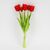 Букет латексных тюльпанов, 5 бутонов, красный, 38 см, изображение 4 ᐒ купить на  ❤ Like7km.com.ua