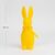 Фигурка флоковая "Пасхальный зайчик", желтая, 30 см ᐒ купить на  ❤ Like7km.com.ua