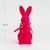Фигурка флоковая "Пасхальный зайчик", темно-розовая, 23 см ᐒ купить на  ❤ Like7km.com.ua