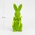 Фигурка флоковая "Пасхальный зайчик", зеленая, 23 см ᐒ купить на  ❤ Like7km.com.ua