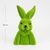 Фигурка флоковая "Пасхальный зайчик", зеленая, 25 см ᐒ купить на  ❤ Like7km.com.ua