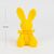 Фигурка флоковая "Пасхальный зайчик", желтая, 15 см ᐒ купить на  ❤ Like7km.com.ua