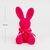 Фигурка флоковая "Пасхальный зайчик", темно-розовая, 15 см ᐒ купить на  ❤ Like7km.com.ua