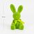 Фигурка флоковая "Пасхальный зайчик", зеленая, 15 см ᐒ купить на  ❤ Like7km.com.ua