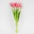 Букет латексных тюльпанов, 5 бутонов, розовый, 38 см, изображение 4 ᐒ купить на  ❤ Like7km.com.ua