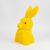Фигурка флоковая "Пасхальный зайчик", желтая, 40 см, изображение 2 ᐒ купить на  ❤ Like7km.com.ua