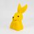 Фигурка флоковая "Пасхальный зайчик", желтая, 25 см, изображение 2 ᐒ купить на  ❤ Like7km.com.ua