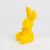 Фигурка флоковая "Пасхальный зайчик", желтая, 15 см, изображение 2 ᐒ купить на  ❤ Like7km.com.ua