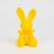 Фигурка флоковая "Пасхальный зайчик", желтая, 15 см, изображение 3 ᐒ купить на  ❤ Like7km.com.ua