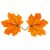 Искусственные кленовые листья "Золотая осень", оранжевые, 250 г, изображение 3 ᐒ купить на  ❤ Like7km.com.ua