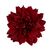 Головка георгина, бордовая, 15 см, изображение 2 ᐒ купить на  ❤ Like7km.com.ua