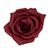 Головка розы, бордовая, 7,5 см, изображение 2 ᐒ купить на  ❤ Like7km.com.ua