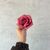 Головка розы, темно-розовая, 8 см, изображение 5 ᐒ купить на  ❤ Like7km.com.ua