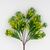 Искусственная зеленая ветвь с соцветиями, 35 см, изображение 2 ᐒ купить на  ❤ Like7km.com.ua