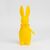 Фигурка флоковая "Пасхальный зайчик", желтая, 30 см, изображение 3 ᐒ купить на  ❤ Like7km.com.ua