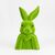 Фигурка флоковая "Пасхальный зайчик", зеленая, 40 см, изображение 3 ᐒ купить на  ❤ Like7km.com.ua