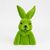 Фигурка флоковая "Пасхальный зайчик", зеленая, 25 см, изображение 3 ᐒ купить на  ❤ Like7km.com.ua