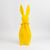 Фигурка флоковая "Пасхальный зайчик", желтая, 70 см, изображение 3 ᐒ купить на  ❤ Like7km.com.ua