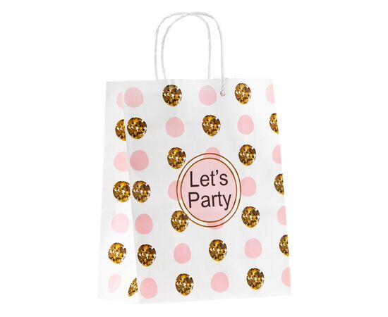 Подарочный пакет "Birthday party", 21*26,5 см * Рандомный выбор дизайна ᐒ купить на  ❤ Like7km.com.ua