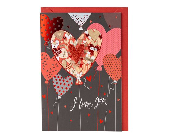 Открытка с конвертом ко Дню Влюбленных "Love you" YOO-HOO! ᐒ купить на  ❤ Like7km.com.ua