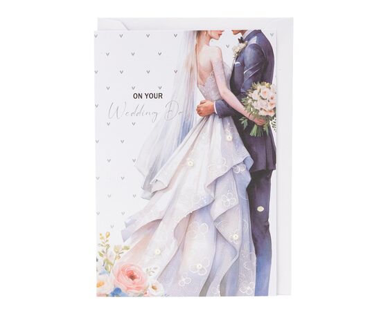 Открытка с конвертом к свадьбе "Wedding day" YOO-HOO! ᐒ купить на  ❤ Like7km.com.ua