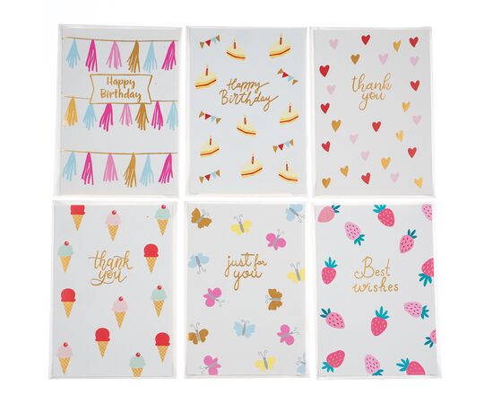 Серия открыток "Birthday cards" ᐒ купить на  ❤ Like7km.com.ua