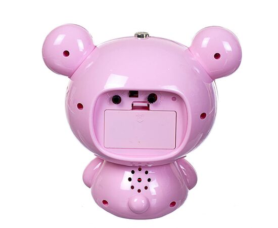 Будильник "Медведь" розовый, изображение 3 ᐒ купить на  ❤ Like7km.com.ua