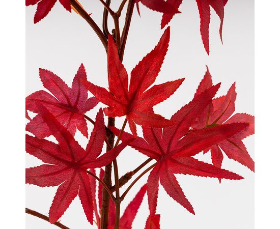 Искусственная ветка "Клен осенний", красная, 85 см, изображение 4 ᐒ купить на  ❤ Like7km.com.ua