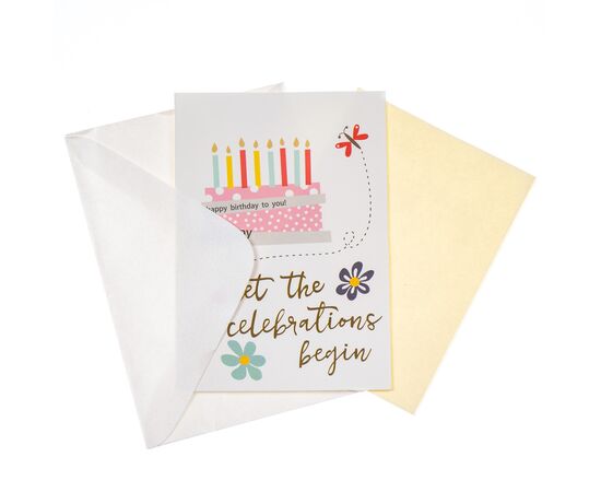 Серия открыток "Праздничное настроение" белые, изображение 4 ᐒ купить на  ❤ Like7km.com.ua