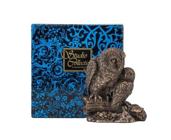 Статуэтка "Сова с совенком" (14 см) VERONESE, изображение 2 ᐒ купить на  ❤ Like7km.com.ua