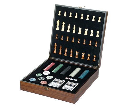 Ігровий набір 2 в 1 (шахи, покер), изображение 2 ᐒ купить на  ❤ Like7km.com.ua