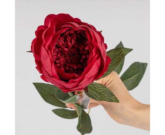 Искусственные пионы, красные, 80 см, изображение 3 ᐒ купить на  ❤ Like7km.com.ua