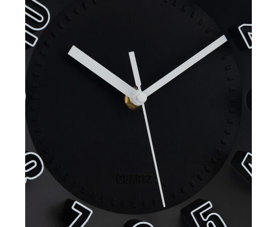 Часы "Модуль", черные, 22 см, изображение 2 ᐒ купить на  ❤ Like7km.com.ua