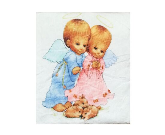 Крыжма (полотенце для крещения) белое с ангелочками, изображение 6 ᐒ купить на  ❤ Like7km.com.ua